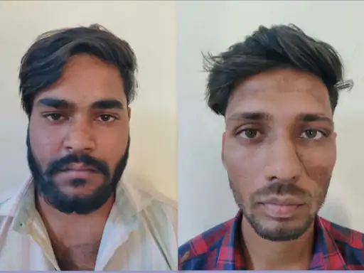 फरीदाबाद में टेलीग्राम टास्क के नाम पर 5.64 लाख ठगे:अकाउंट फ्रीज होने का बहाना, जयपुर से 2 जालसाज गिरफ्तार