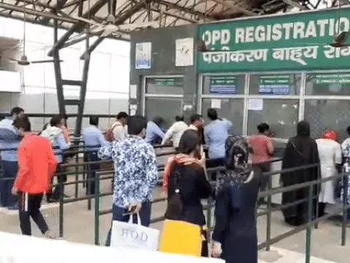 फरीदाबाद बीके अस्पताल में बना फ्लू कॉर्नर:कोरोना का सीधे करा सकते है टैस्ट, मरीजों में नही फैलेगा संक्रमण