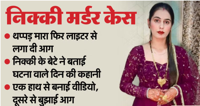 Nikki Murder Case: ‘मां को थप्पड़ मारा… कुछ डालकर लगा दी आग’, मासूम बेटे ने बताया सच; बहन ने बताई पूरी कहानी