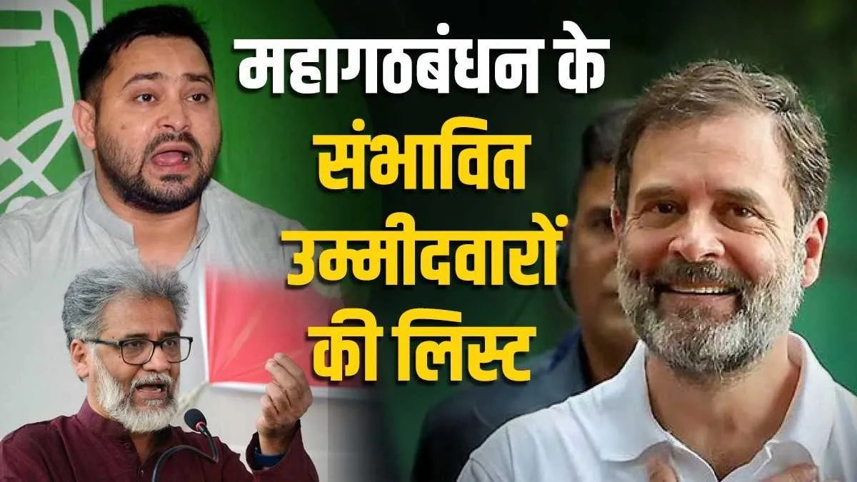 महागठबंधन के संभावित उम्मीदवारों की सामने आई लिस्ट, देखें सभी के नाम, पार्टी ने दिया आदेश- जाकर चुनाव की तैयारी करो