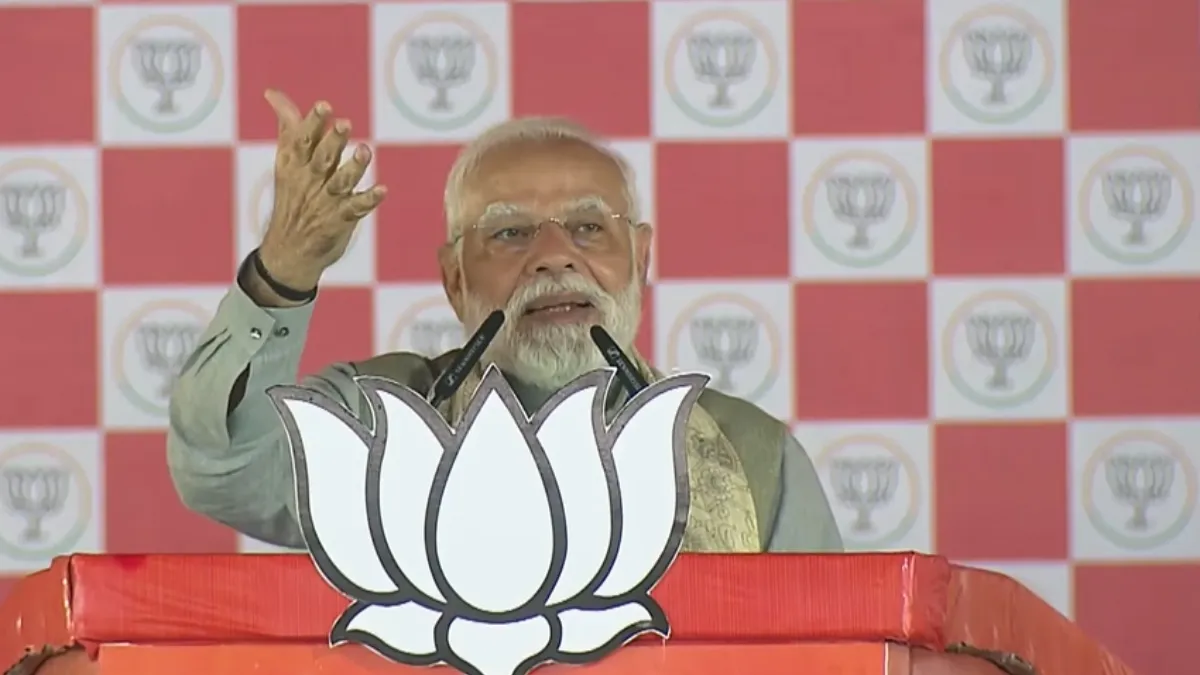 ‘5 शब्दों में उनके कारनामे- कट्टा, क्रूरता, कटुता, कुशासन, करप्शन’; मुजफ्फरपुर में PM मोदी ने RJD पर साधा निशाना