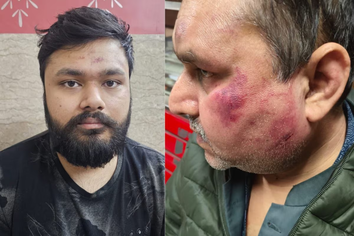 दिल्ली में गजब गुंडागर्दी, बीच सड़क युवक को नंगा कर पीटा, पुलिसवाले थमाते रहे कपड़े, सीना ताने रहे बदमाश